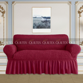 Bubble Sofa Cover  Maroon Color